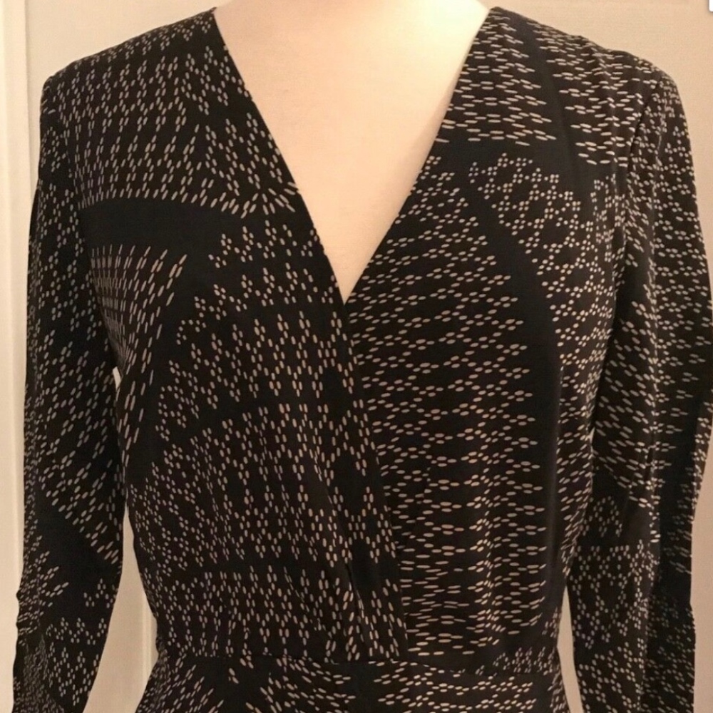 J.CREW SILK TWIST-FRONT DRESS IN KALEIDOSCOPIC 8